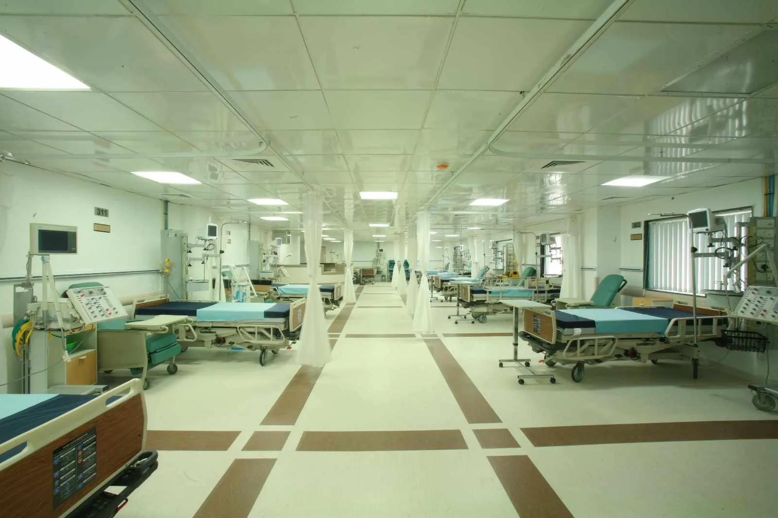 Hospital ward interior